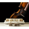 thumbnail image 1 of Peel and Stick Wallpaper Canvas Antique Violin Modern Art Wall Mural Decor Self Adhesive and Removable 69in x 98in, 1 of 8