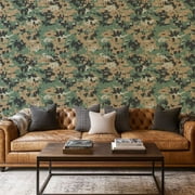 Peel and Stick Wallpaper Canvas Contact Paper MARPAT camouflage seamless pixelated texture Self Adhesive and Removable 17in x 118in