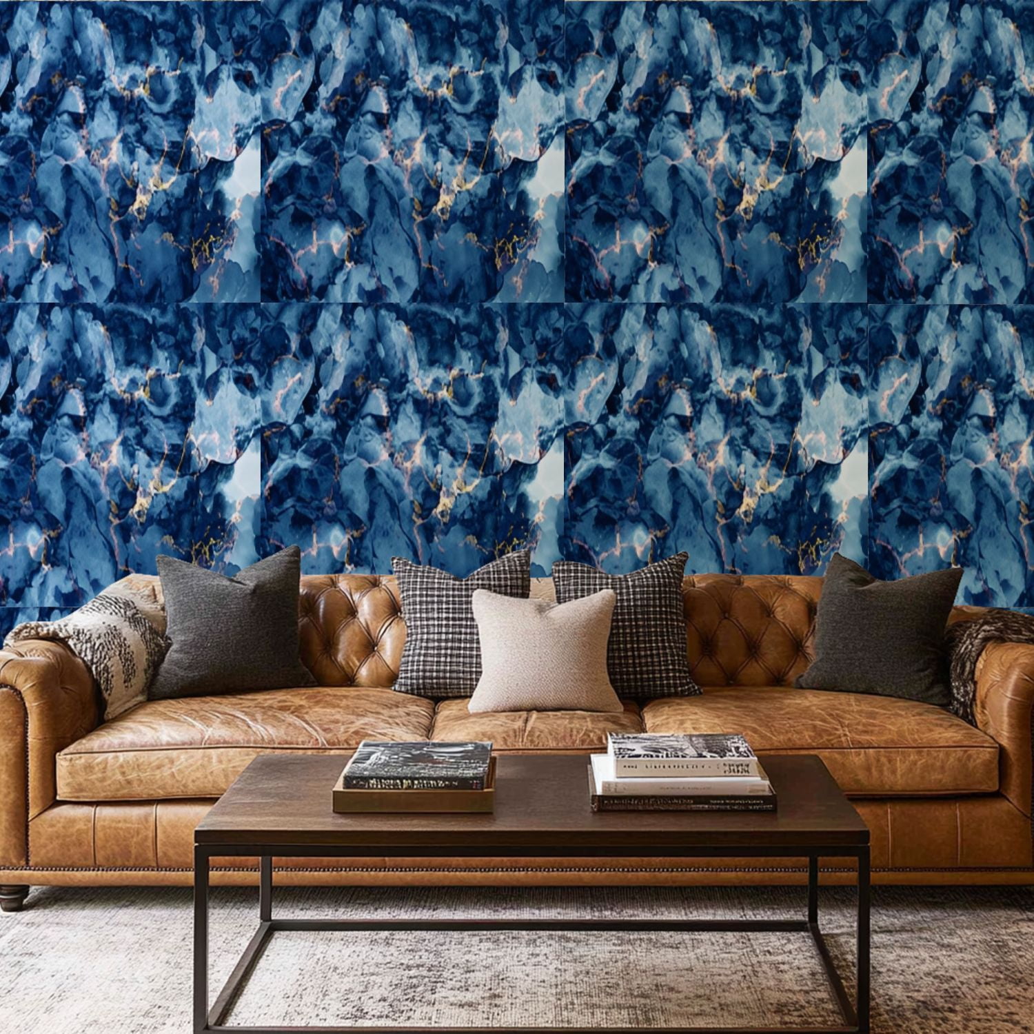 Peel and Stick Wallpaper Canvas Contact Paper Marble stone texture ...