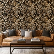 Peel and Stick Wallpaper Canvas Contact Paper looks like fur patterns wild animals like leopard cheetah Self Adhesive and Removable 17in x 118in