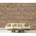 thumbnail image 1 of Peel and Stick Wallpaper Canvas Hieroglyphics Modern Art Wall Mural Decor Self Adhesive and Removable 69in x 98in, 1 of 3