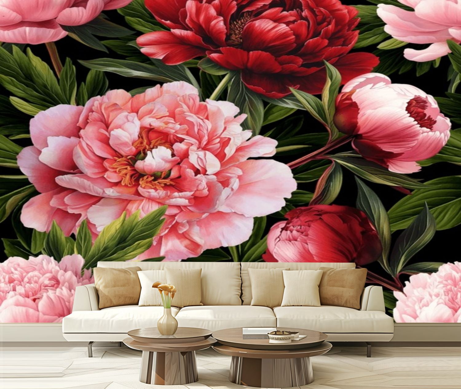 Peony Peel And Stick Wallpaper