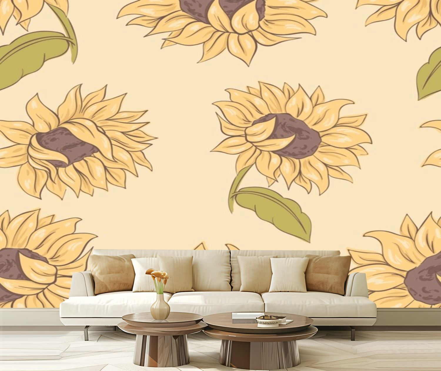 Sunflower Peel And Stick Wallpaper
