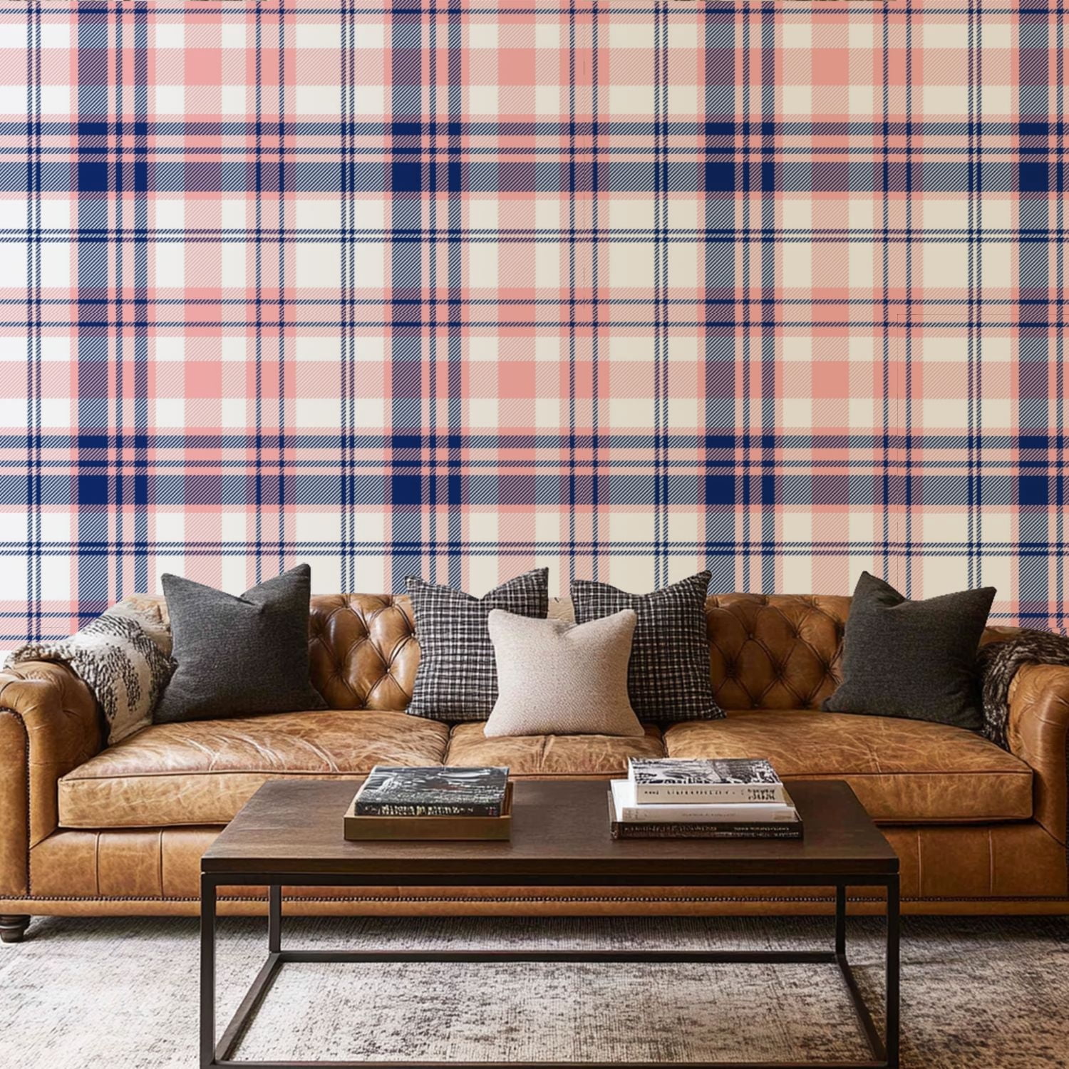Plaid Wallpaper Peel And Stick