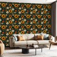 thumbnail image 1 of Peel and Stick Wallpaper Contact Paper Honeycomb Bee Sunflower Floral Yellow Botanical Flower Honeycomb Self Adhesive and Removable 23.6in x 118in, 1 of 8