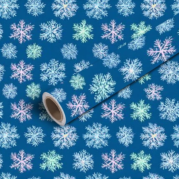 Peel and Stick Wallpaper Contact Paper Snowflake Self Adhesive and Removable 24in x 118in