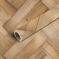 thumbnail image 1 of Peel and Stick Wallpaper Contact Paper herringbone wood plank texture 4k dark wood Self Adhesive and Removable 24in x 118in, 1 of 8
