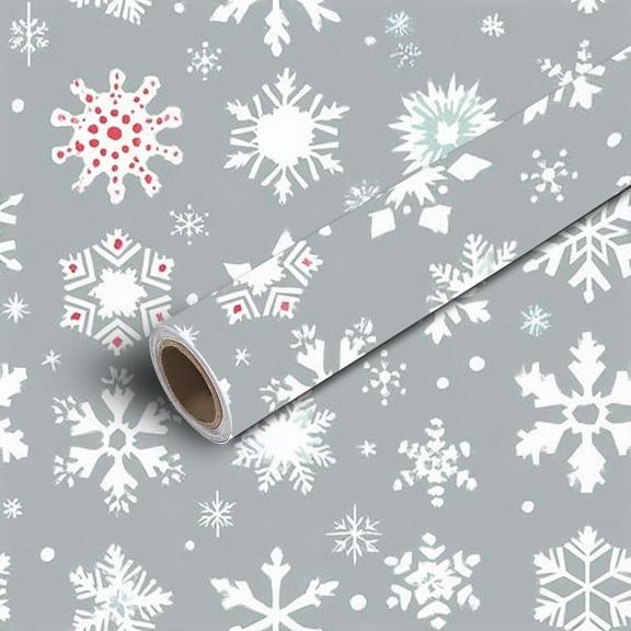 Peel and Stick Wallpaper Contact Paper snowflakes Self Adhesive and Removable 17.7in x 118in