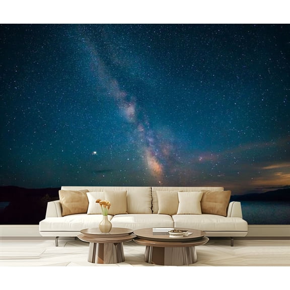 Peel and Stick Wallpaper Galaxy Modern Art Wall Mural Decor Self Adhesive and Removable 69in x 98in