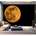 thumbnail image 1 of Peel and Stick Wallpaper Giant supermoon Modern Art Wall Mural Decor Self Adhesive and Removable 100in x 144in, 1 of 8