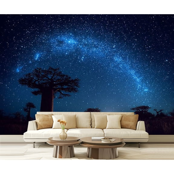 Peel and Stick Wallpaper Madagascar Modern Art Wall Mural Decor Self Adhesive and Removable 69in x 98in