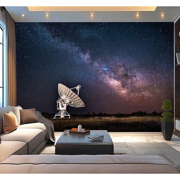 Peel and Stick Wallpaper Milky Way Galaxy Modern Art Wall Mural Decor Self Adhesive and Removable 100in x 144in