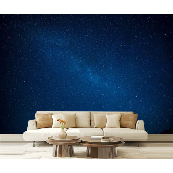 Peel and Stick Wallpaper Milky Way Galaxy Stars Universe Modern Art Wall Mural Decor Self Adhesive and Removable 69in x 98in