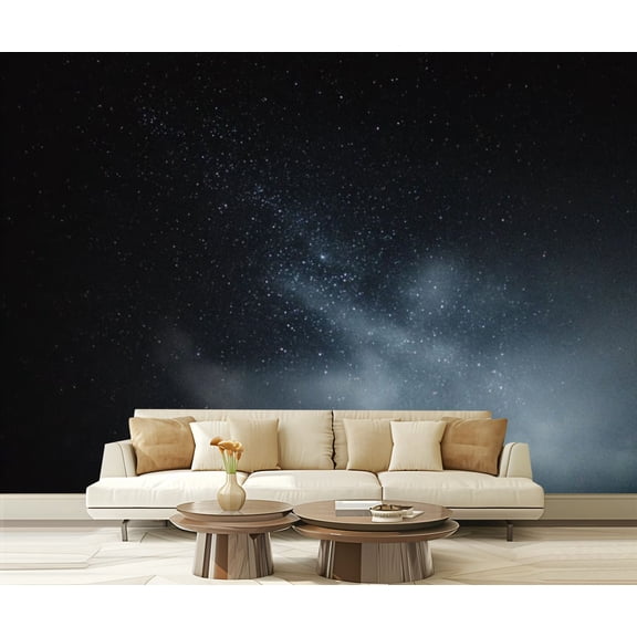 Peel and Stick Wallpaper Million stars Atacama desert Modern Art Wall Mural Decor Self Adhesive and Removable 69in x 98in