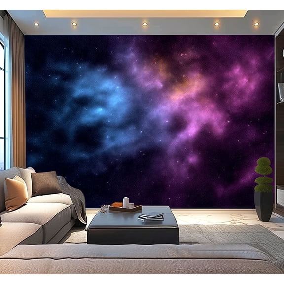Peel and Stick Wallpaper Nebula Modern Art Wall Mural Decor Self Adhesive and Removable 100in x 144in