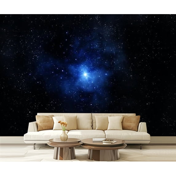 Peel and Stick Wallpaper Night sky stars Modern Art Wall Mural Decor Self Adhesive and Removable 69in x 98in