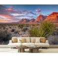 thumbnail image 1 of Peel and Stick Wallpaper Red Rock Canyon Nevada Modern Art Wall Mural Decor Self Adhesive and Removable 69in x 98in, 1 of 8