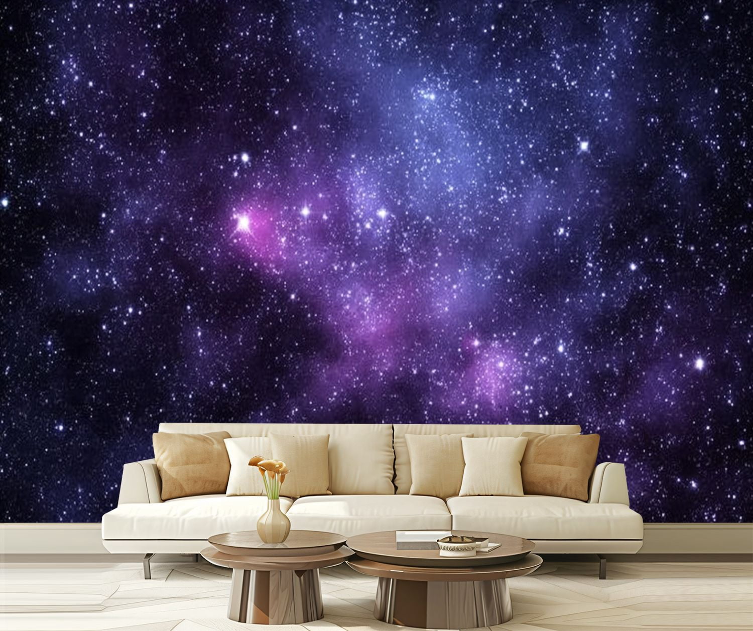 Peel and Stick Wallpaper Space galaxy Modern Art Wall Mural Decor Self Adhesive and Removable 69in x 98in