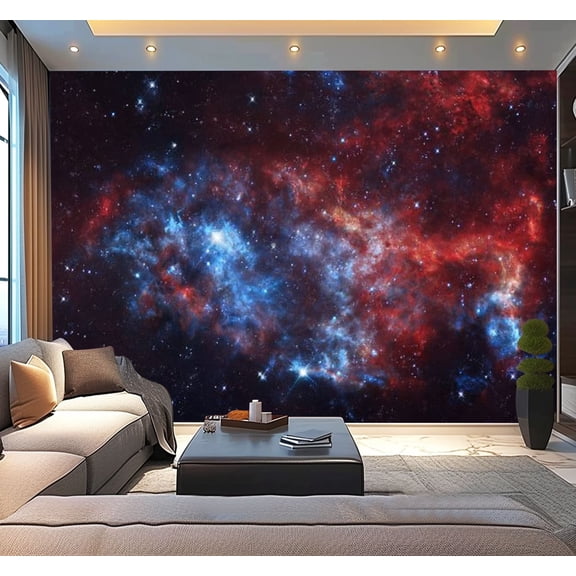 Peel and Stick Wallpaper Space nebula Modern Art Wall Mural Decor Self Adhesive and Removable 100in x 144in