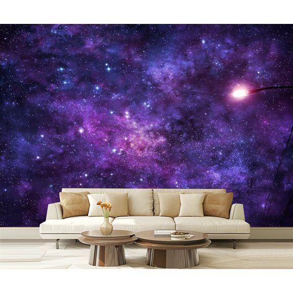 Peel and Stick Wallpaper Stars Modern Art Wall Mural Decor Self Adhesive and Removable 69in x 98in