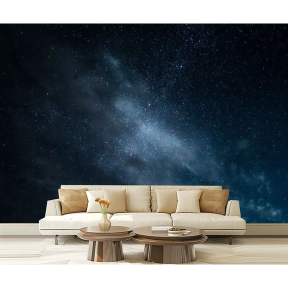Peel and Stick Wallpaper Stars Universe Modern Art Wall Mural Decor Self Adhesive and Removable 69in x 98in
