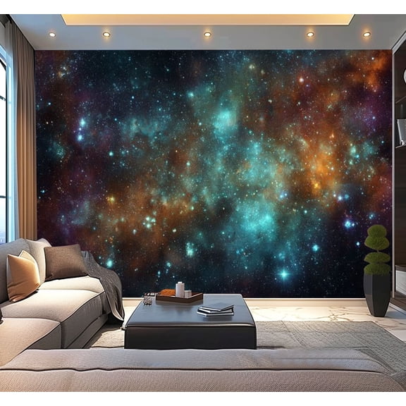 Peel and Stick Wallpaper Stellar Modern Art Wall Mural Decor Self Adhesive and Removable 100in x 144in