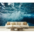 thumbnail image 1 of Peel and Stick Wallpaper Underwater Bubbles Modern Art Wall Mural Decor Self Adhesive and Removable 69in x 98in, 1 of 8