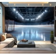 thumbnail image 1 of Peel and Stick Wallpaper Waterproof Dramatic hockey Wall Mural Decor Self Adhesive and Removable 100in x 144in, 1 of 8