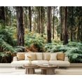 thumbnail image 1 of Peel and Stick Wallpaper Waterproof Ferns eucalyptus forest Wall Mural Decor Self Adhesive and Removable 69in x 98in, 1 of 8