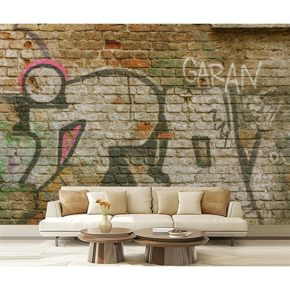 Peel and Stick Wallpaper Waterproof Graffiti Wall Mural Decor Self Adhesive and Removable 69in x 98in