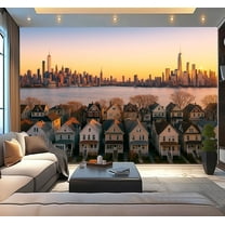 Peel and Stick Wallpaper Waterproof NY From Weehawken Wall Mural Decor Self Adhesive and Removable 100in x 144in