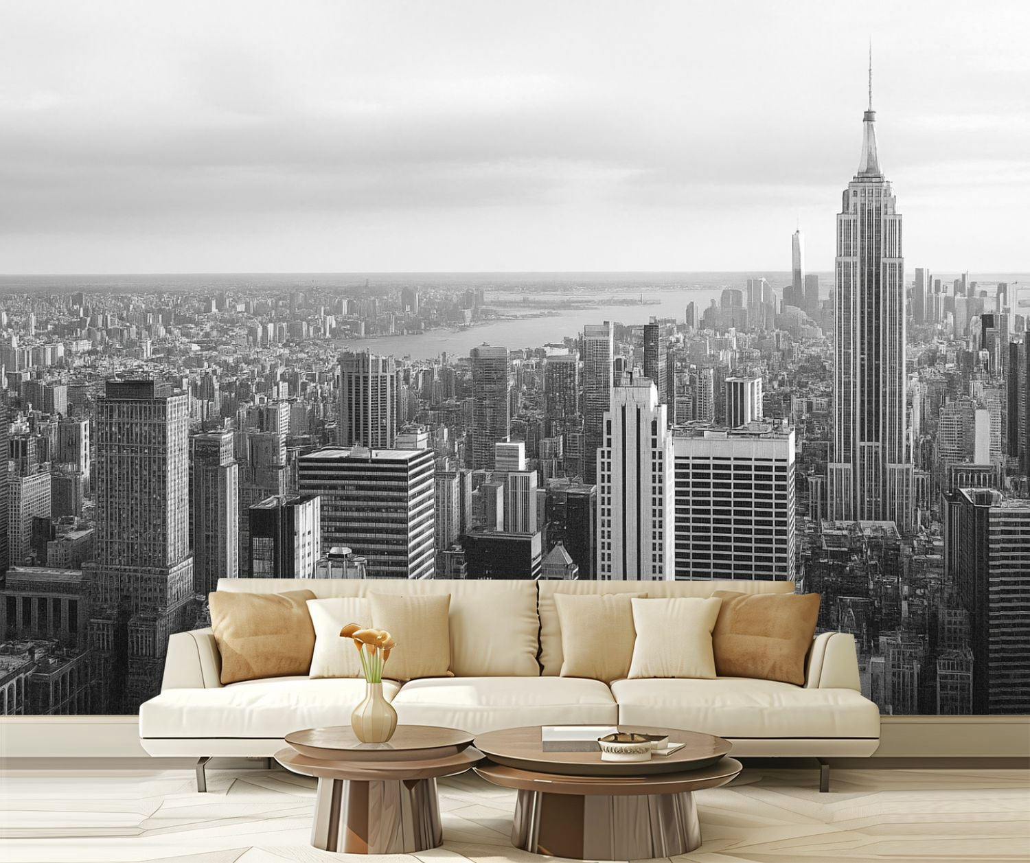 Peel and Stick Wallpaper Waterproof New York Wall Mural Decor Self ...