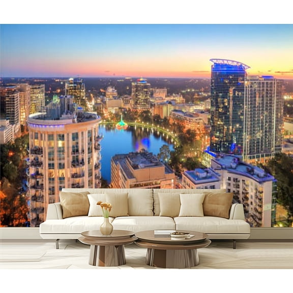 Peel and Stick Wallpaper Waterproof Orlando Florida Wall Mural Decor Self Adhesive and Removable 69in x 98in