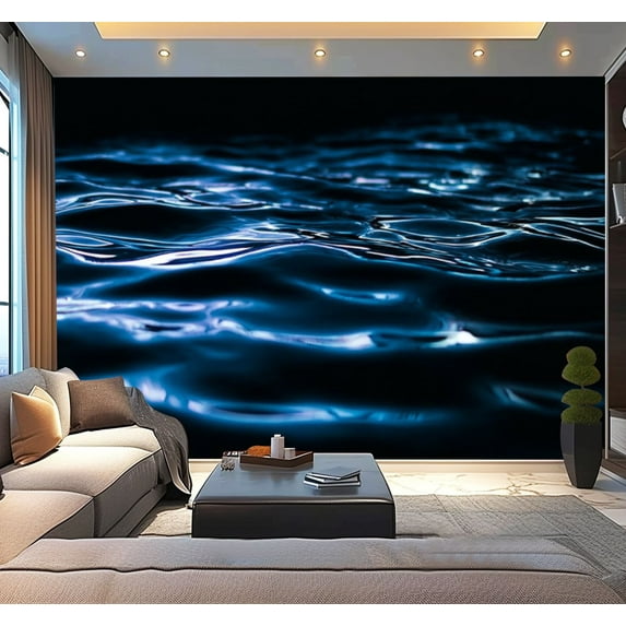 Peel and Stick Wallpaper Waterproof Sea Waves Close up Wall Mural Decor Self Adhesive and Removable 100in x 144in