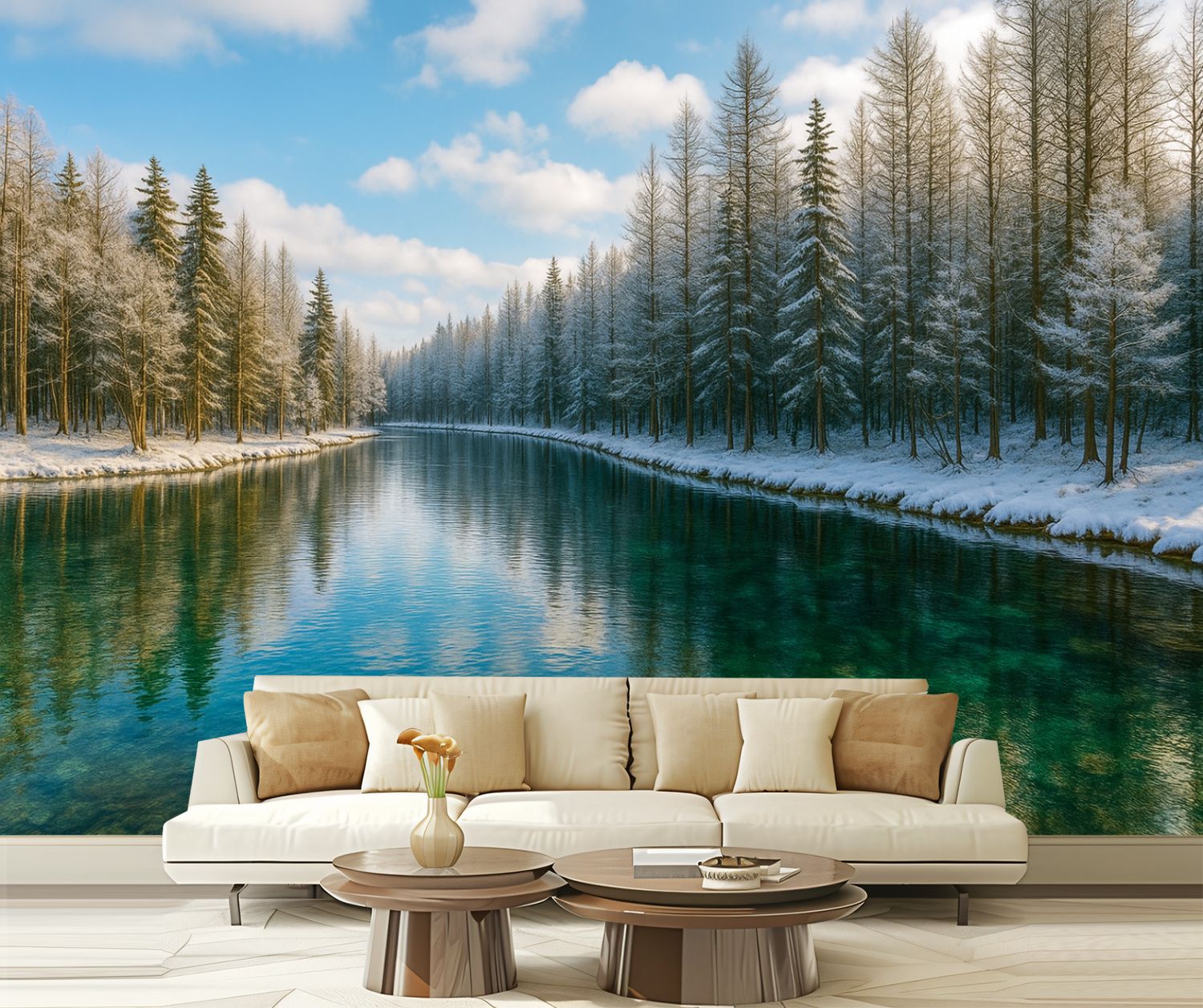 Peel and Stick Wallpaper Waterproof Winter Kitch iti kipi Springs Upper ...