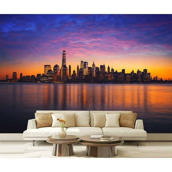 Peel and Stick Wallpaper Waterproof downtown Wall Mural Decor Self Adhesive and Removable 69in x 98in