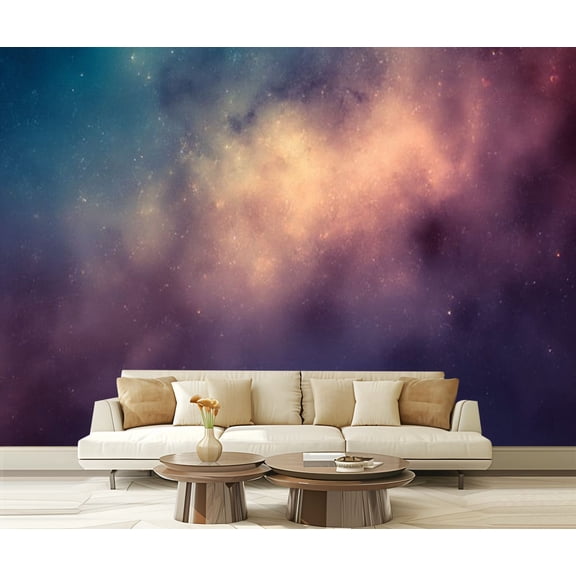 Peel and Stick Wallpaper galaxy space Modern Art Wall Mural Decor Self Adhesive and Removable 69in x 98in