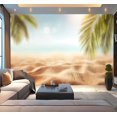 thumbnail image 1 of Peel and Stick Wallpaper sand blurred sea sky summer day Modern Art Wall Mural Decor Self Adhesive and Removable 100in x 144in, 1 of 8
