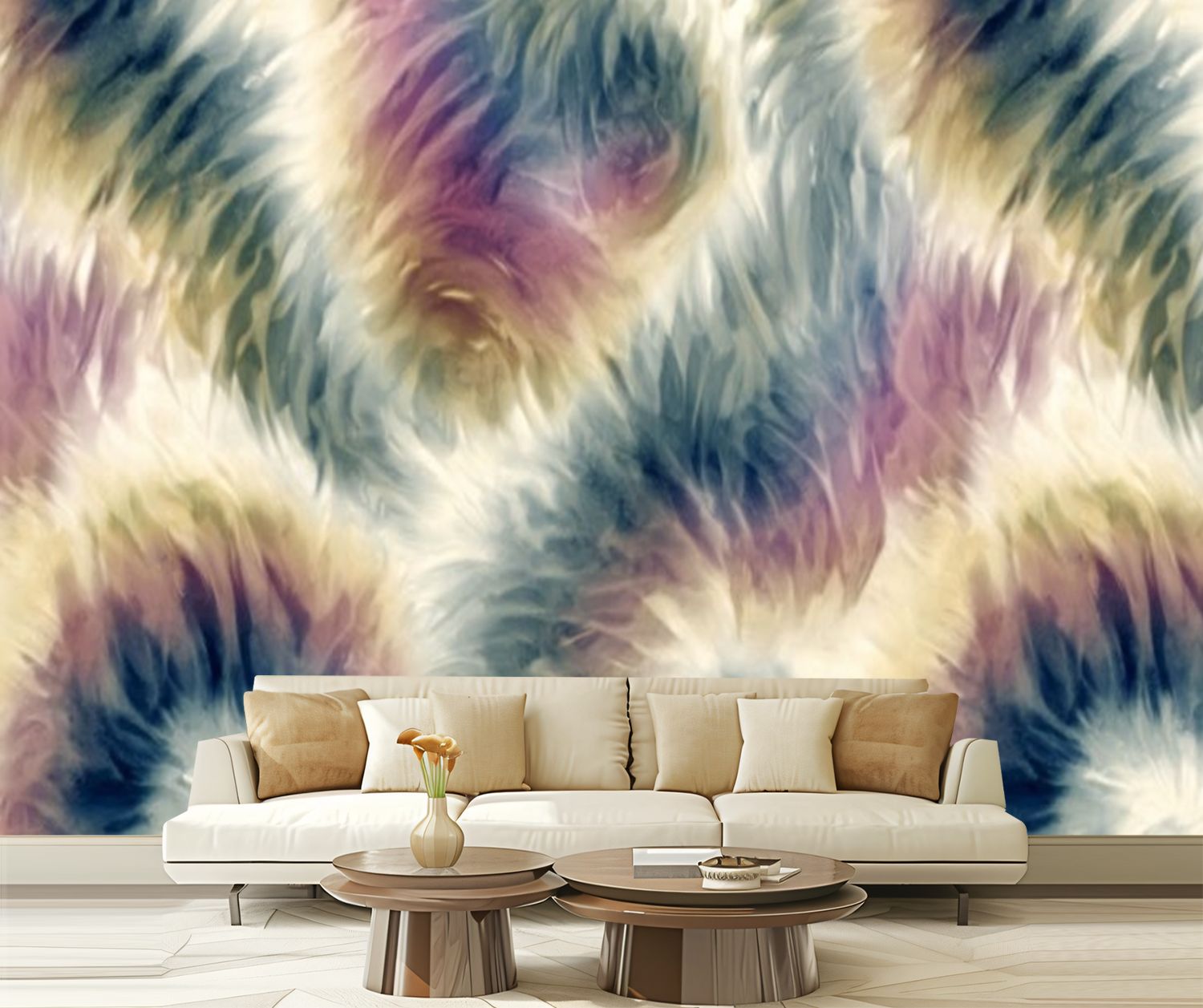 Peel and Stick Wallpaper spiral tie dye for surface print High Modern ...