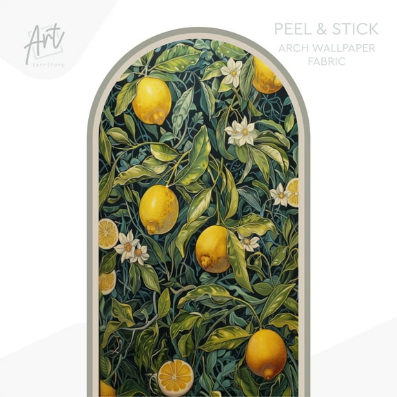 Peel and stick Oranges Mural, Removable Non-Wall Damaging Wall Decal