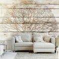 thumbnail image 1 of Peel and stick wall mural - Tree on Boards, 1 of 4