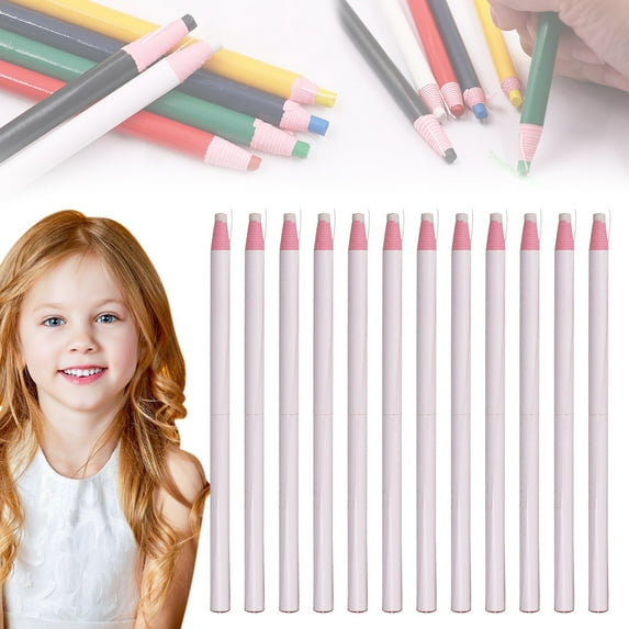 Peel-off China Markers White Grease Pencils Wax Pencils Crayon for Drawing Coloring Marking on The Wood Garments Metal Fabrics Porcelain Paper
