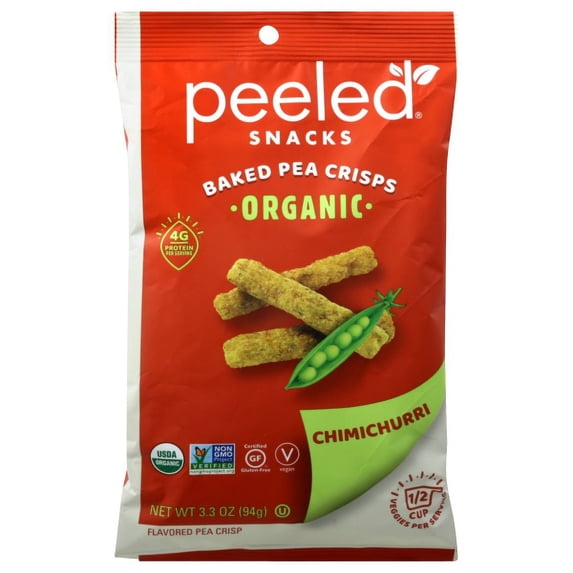 Peeled - Crisp Pea Chimichurri - Case of 12 - 3.3 OZ