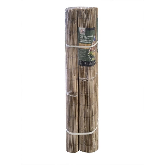 Peeled & Polished Reed Fence 4'H x 8'L Landscaping Privacy Blind Fencing Screen