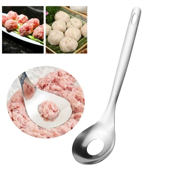 Peeler Kingtowag Home Essentials, Meatball Spoon Thin 410 Stainless Steel Meatball Maker Durable, Eco-Friendly, Meatball Spoon Peeler Kitchen Gadgets