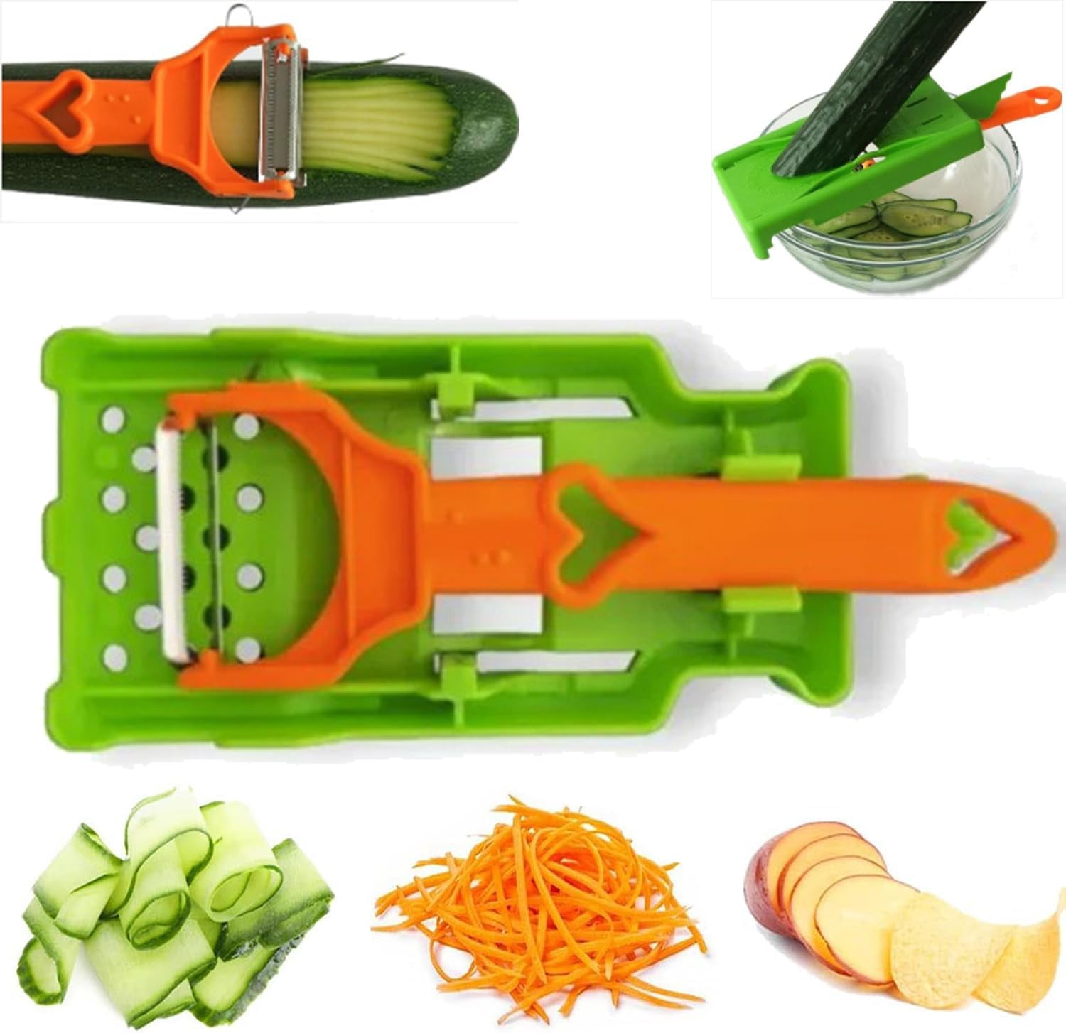 Peeler, Pelador Multifuncional , 3in1 Stainless Steel Vegetable