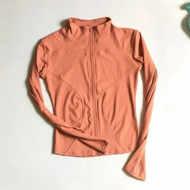 Peeli Long Sleeve Sports Jacket Women Zip Fitness Yoga Shirt