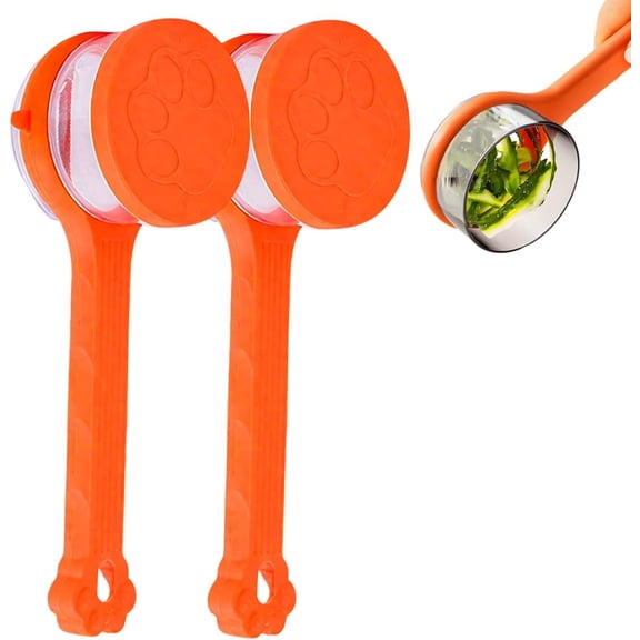 Peeling Knife With Storage Boxs, New with Box Storage Kitchen Special Fruit Peeler, Double sided Stainless Steel Peeler, Fruit Vegetable Peeler with Container (1PC Orange)
