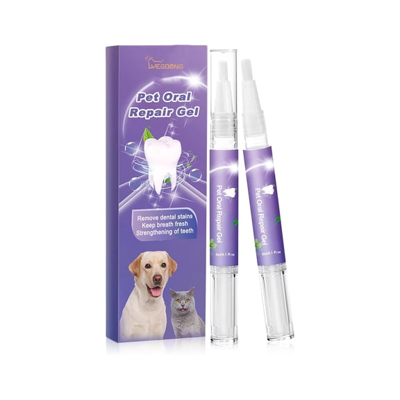 Pet Dental Gel for Dogs & Cats Oral Care, Deep Teeth Cleaning, Tartar Removal, Breath Freshener