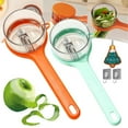 thumbnail image 1 of Peeling Knife With Storage Box, Fruit And Vegetable Peeler With Container, Double-Sided Stainless Steel Multi-Function Peeler For Home Kitchen 1PCS, 1 of 7